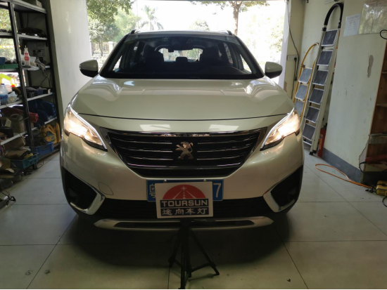 東風(fēng)標(biāo)志5008 原車(chē)低配鹵素版升級(jí)高配透鏡+內(nèi)膽，實(shí)現(xiàn)高配